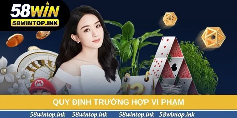 Quy định trường hợp vi phạm Quy định trường hợp vi phạm