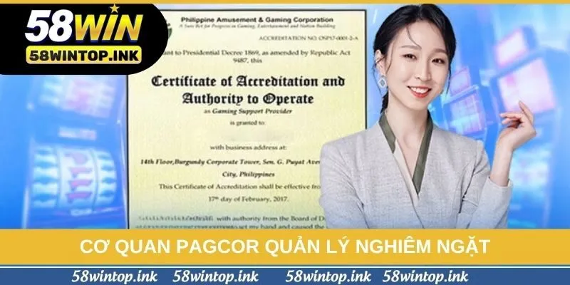 Cơ quan PAGCOR quản lý nghiêm ngặt