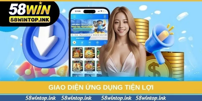 Giao diện ứng dụng tiện lợi